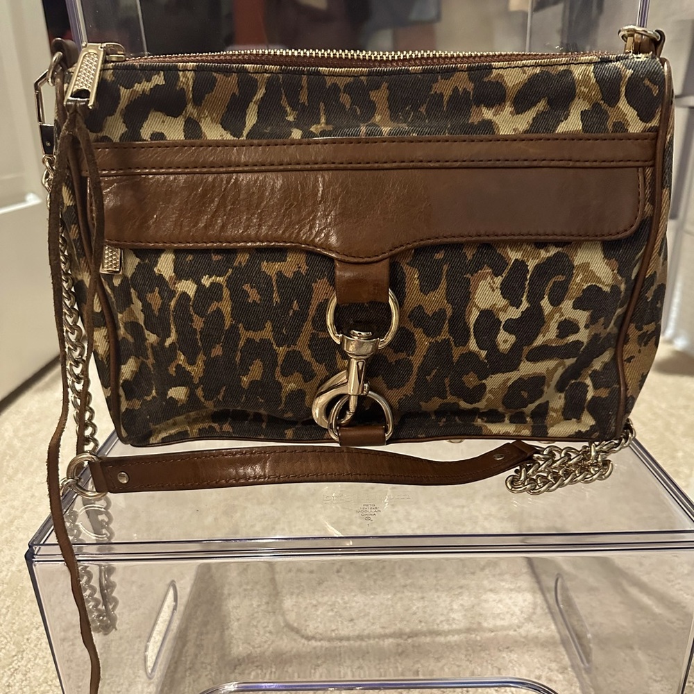 Rebecca Minkoff cheetah print crossbody